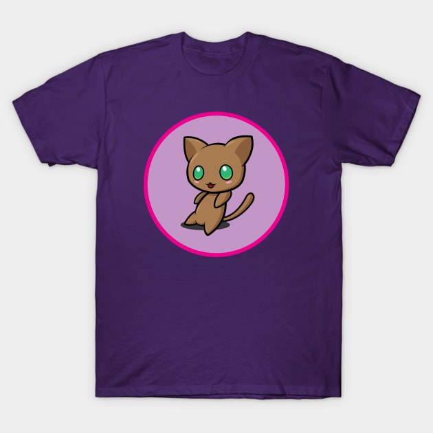 Chibi Cat T-Shirt by Ian2Darts
